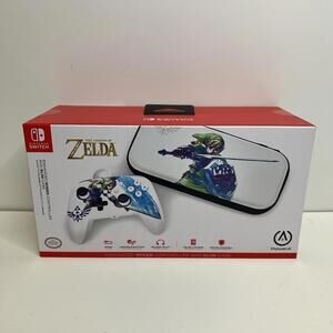 PowerA Zelda Nintendo Switch Wired Controller & Slim Case NIB